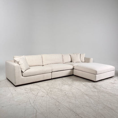 Moe's Rue 4piece modular sectional. Down filled L shaped sofa couch