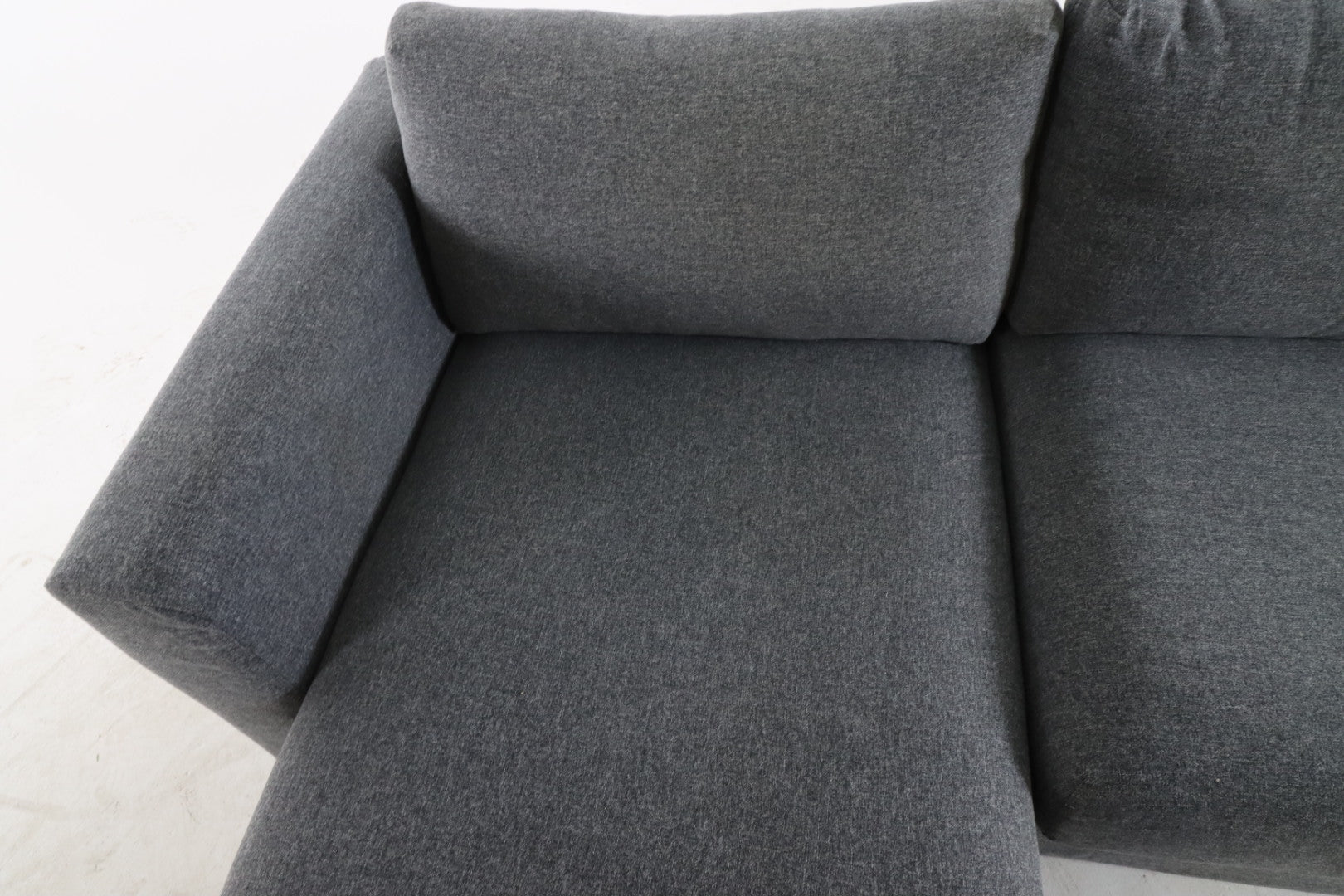 Ikea Finnala sectional. Grey L shaped sofa couch