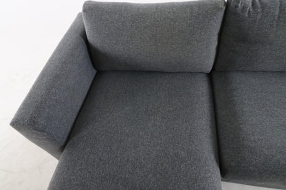 Ikea Finnala sectional. Grey L shaped sofa couch
