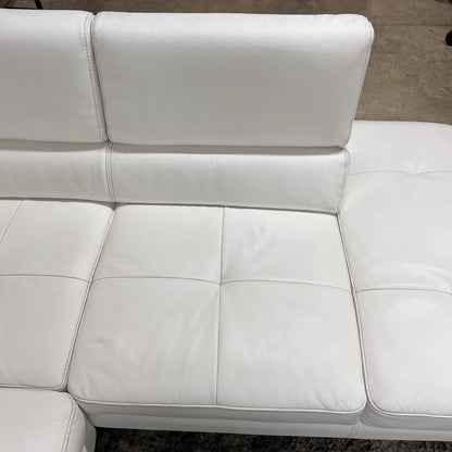 Scan design real leather sectional