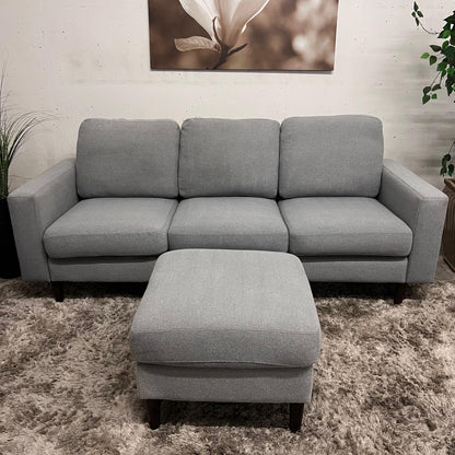Cozey 3 seater sofa and matching ottoman
