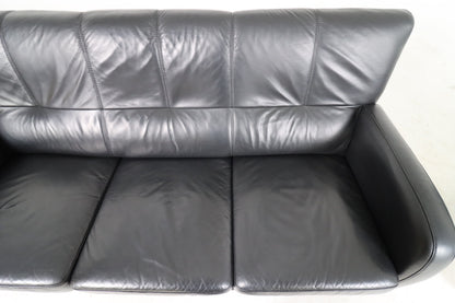 Genuine leather sofa set. Sofa and loveseat couch set.