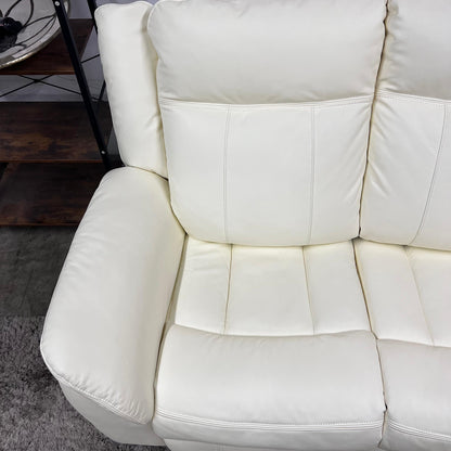 3 piece reclining sofa set. Couch loveseat and chair recliners.