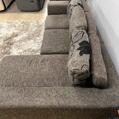 Cozy sectional with matching ottoman