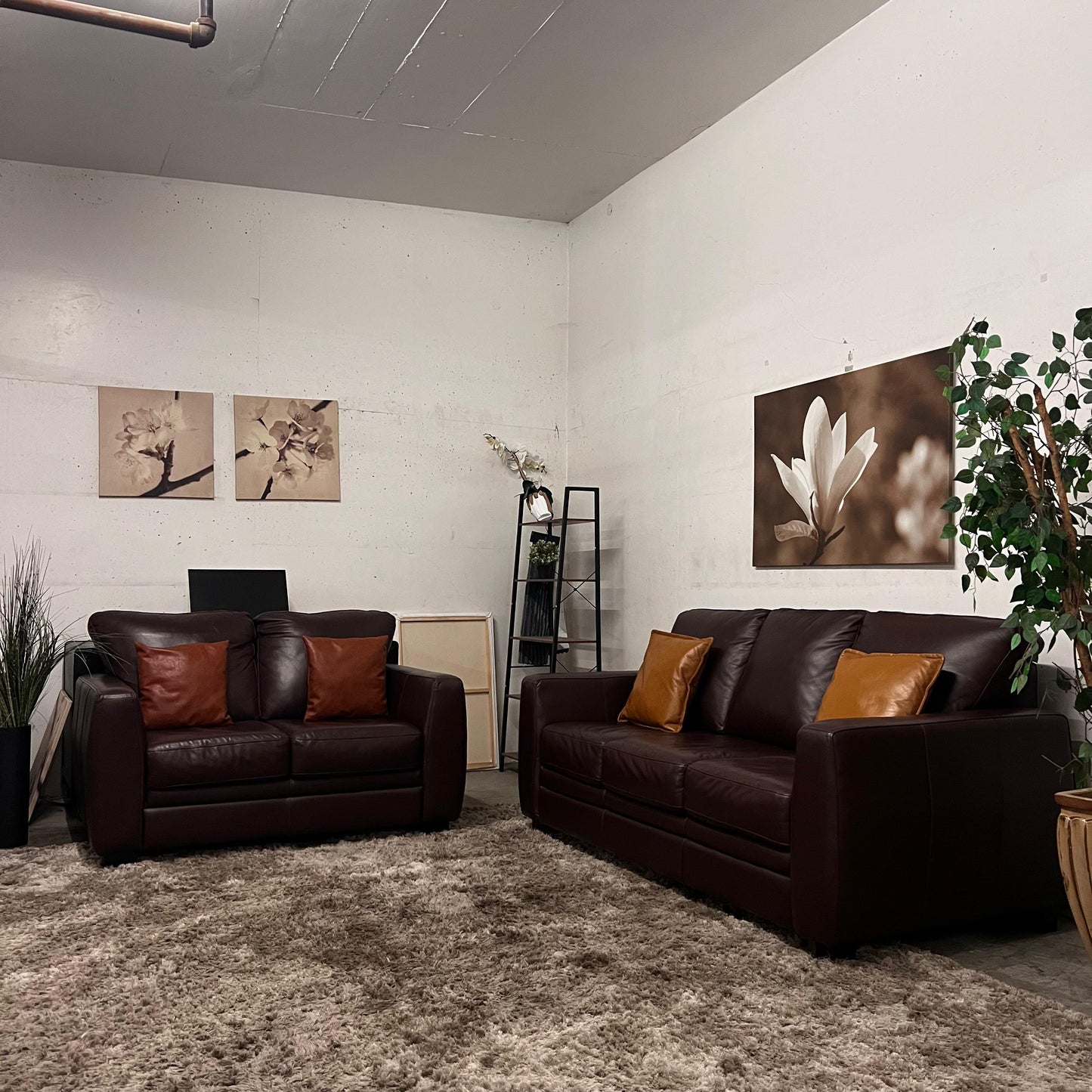 Campio furniture 3+2 Sofa and loveseat set.