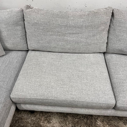 Fabric sectional. Excellent condition.