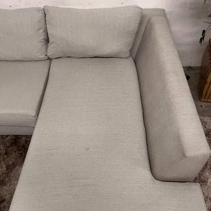 Stylus custom made sectional. L shaped sofa couch.