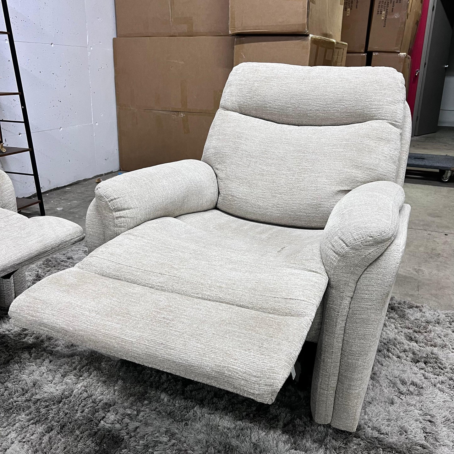 Manual recliner couch  set from the brick. 3+1 sofa and armchair.