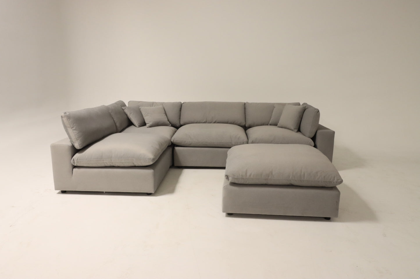 Bnib 5 piece Cloud sectional. Modular down filled sofa couch