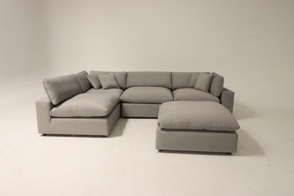Bnib 5 piece Cloud sectional. Modular down filled sofa couch