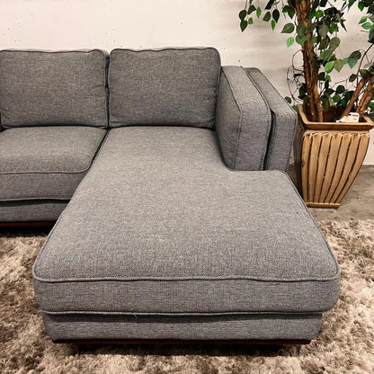 Q living MCM Sectional. L shaped sofa couch.