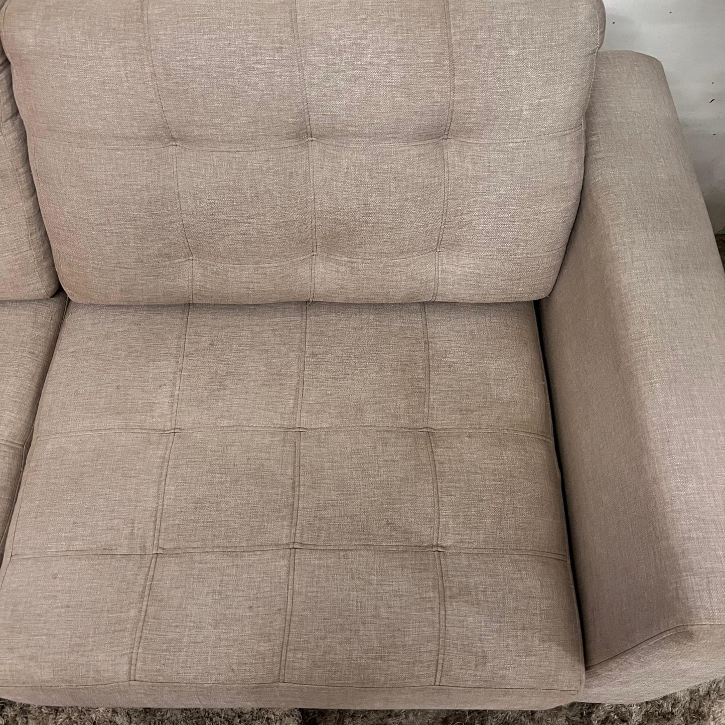 Fabricca sectional. Italian L shaped sofa couch.