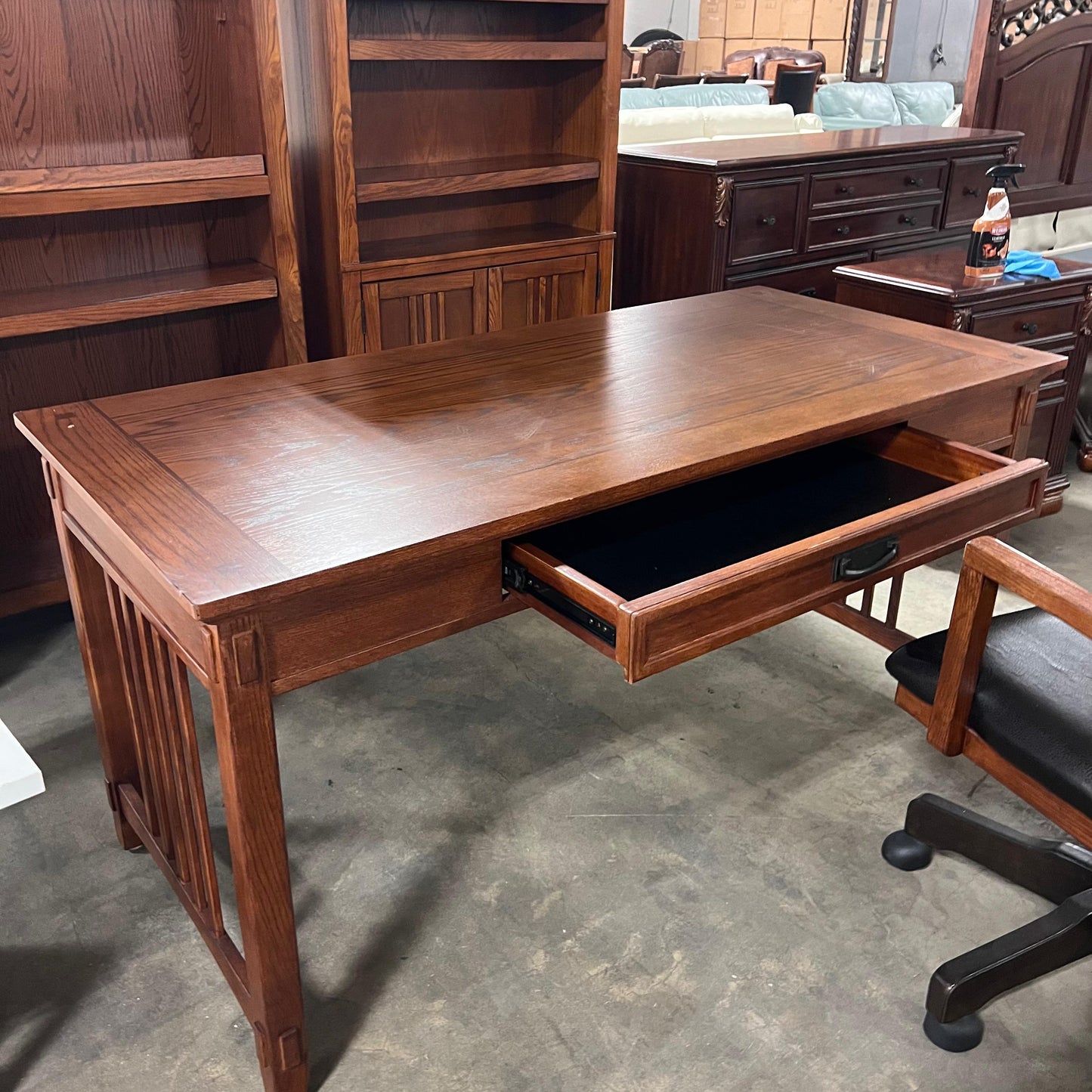 Ashley Executive Desk + Chair – Retailed $2,000