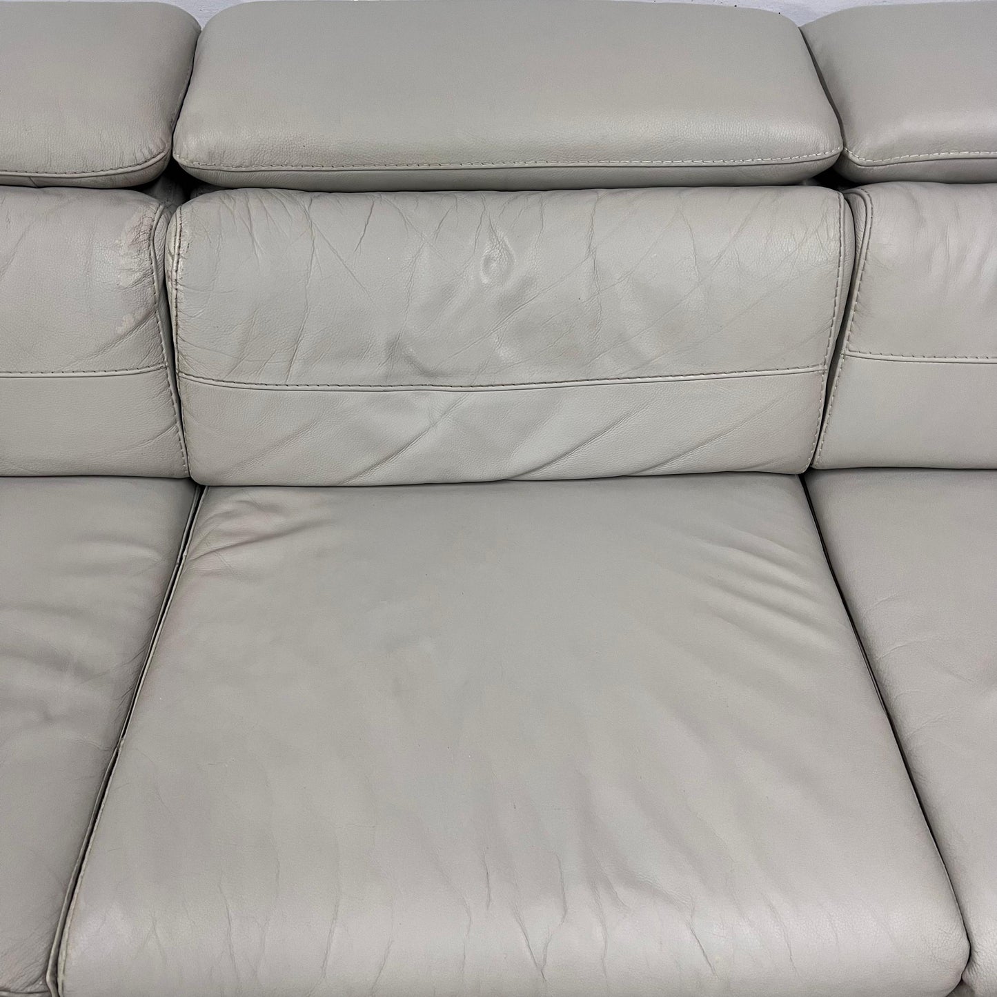 Scan design power reclining sectional.