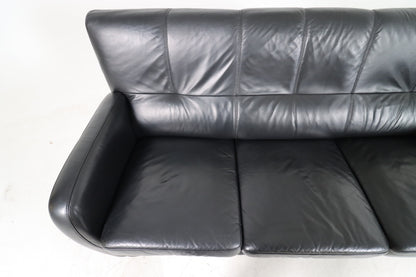 Genuine leather sofa set. Sofa and loveseat couch set.