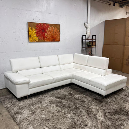 Scan design real leather sectional