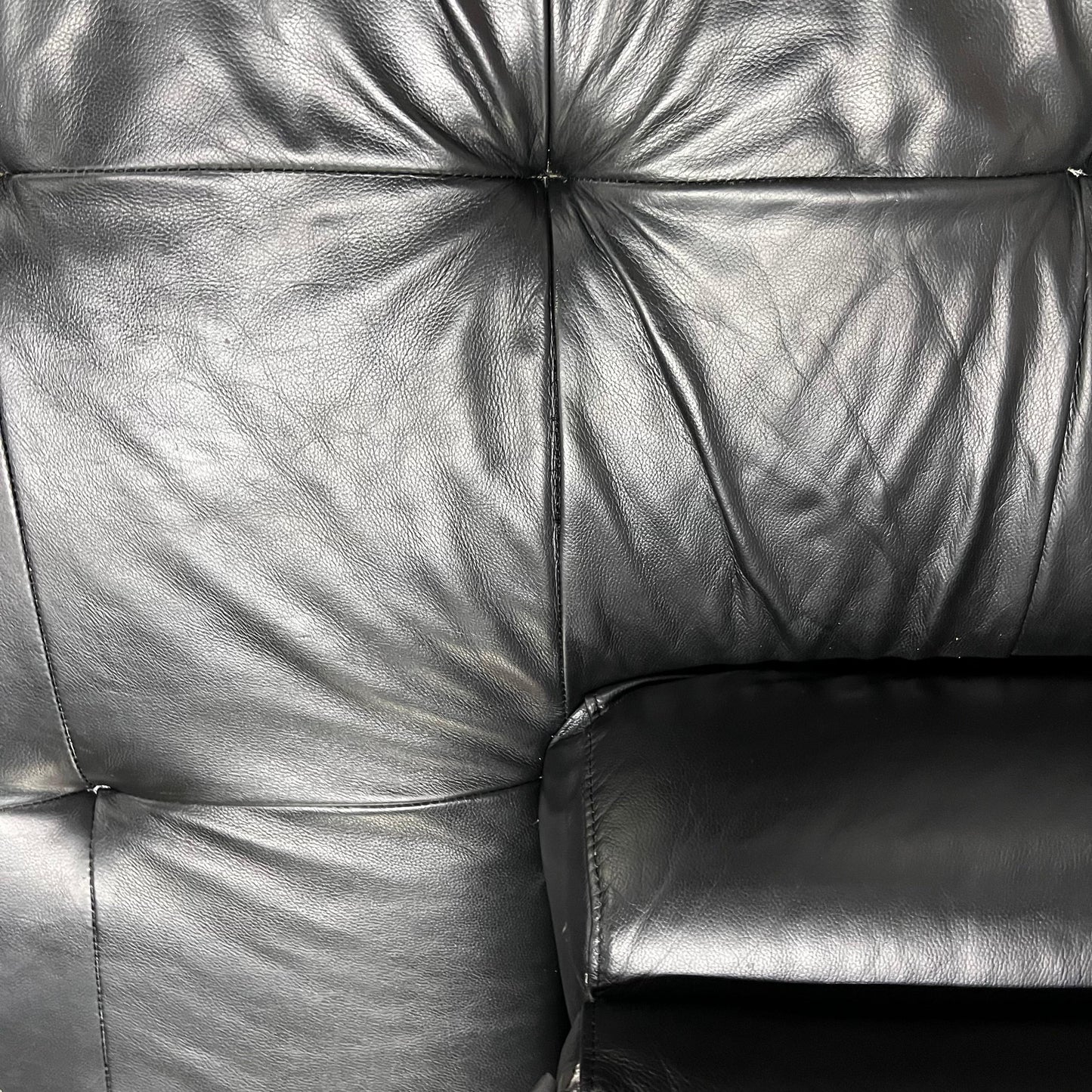 Scan design leather sectional