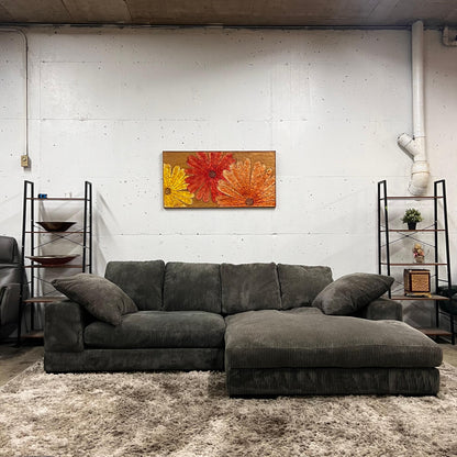 Moe's Collection plunge sectional. Excellent condition
