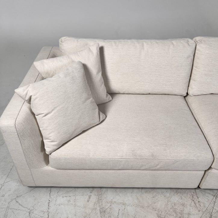 Moe's Rue 4piece modular sectional. Down filled L shaped sofa couch