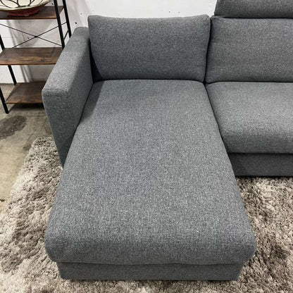 Ikea finnala sectional. Grey L shaped sofa couch with storage. Delivery available