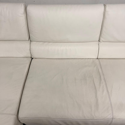 Natuzzi italia full grain leather sectional