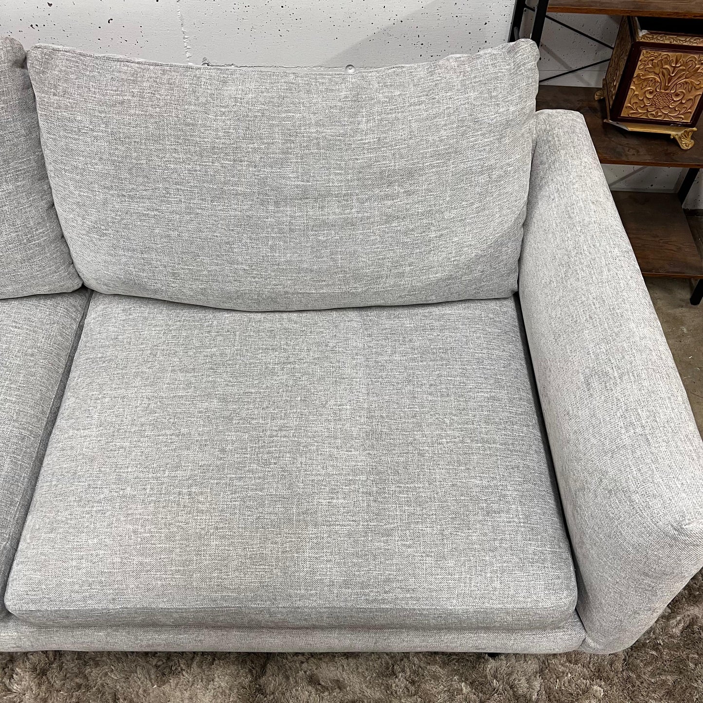 Fabric sectional. Excellent condition.