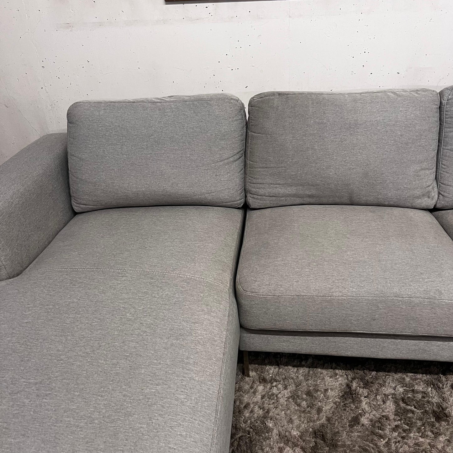 Fabric Sectional. 2 piece L shaped sofa