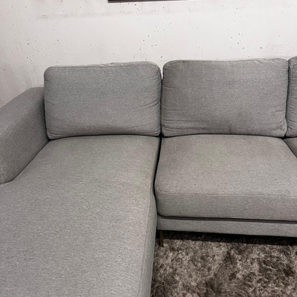 Fabric Sectional. 2 piece L shaped sofa