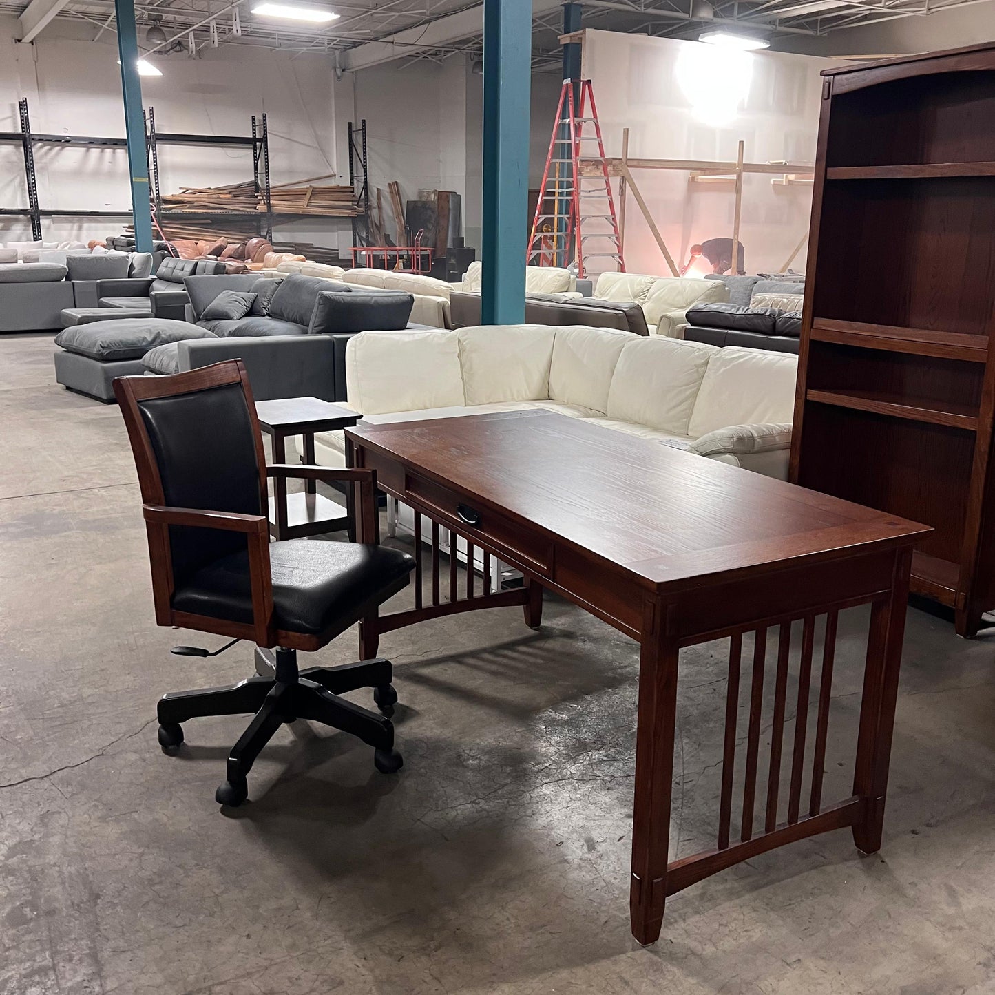 Ashley Executive Desk + Chair – Retailed $2,000