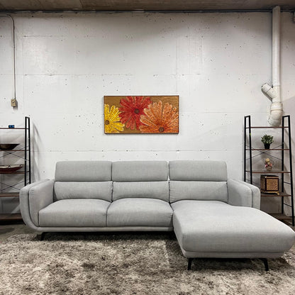 Fabric sofa. L shaped sofa couch. Delivery available