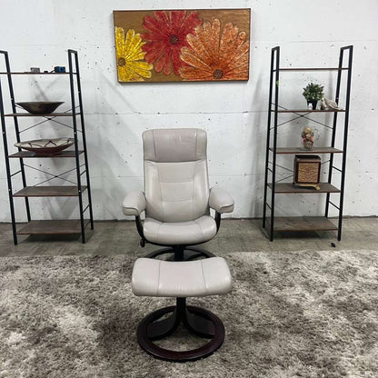 Img image leather recliner. Real leather