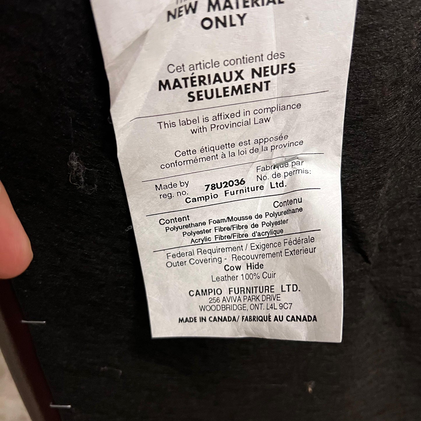 Campio furniture 3+2 Sofa and loveseat set.