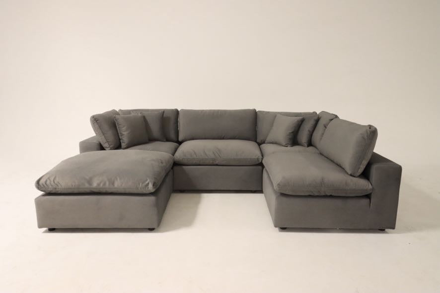 Bnib 5 piece Cloud sectional. Modular down filled sofa couch