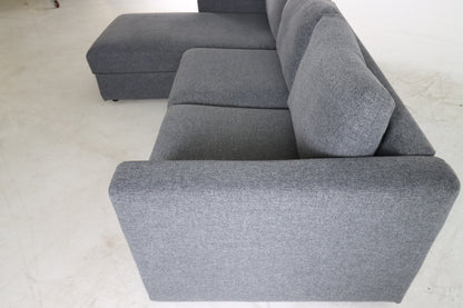 Ikea Finnala sectional. Grey L shaped sofa couch