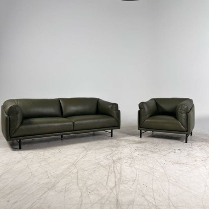 Stylus avery single chair. Genuine leather armchair