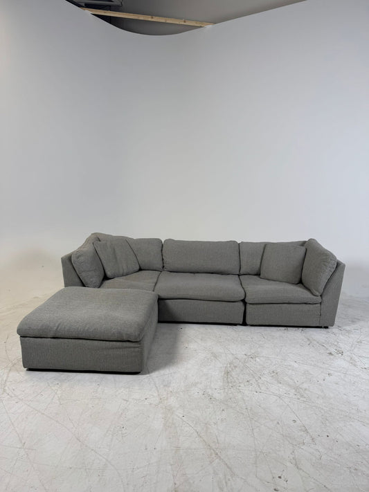 4 piece Cloud sectional. Down filled sectional