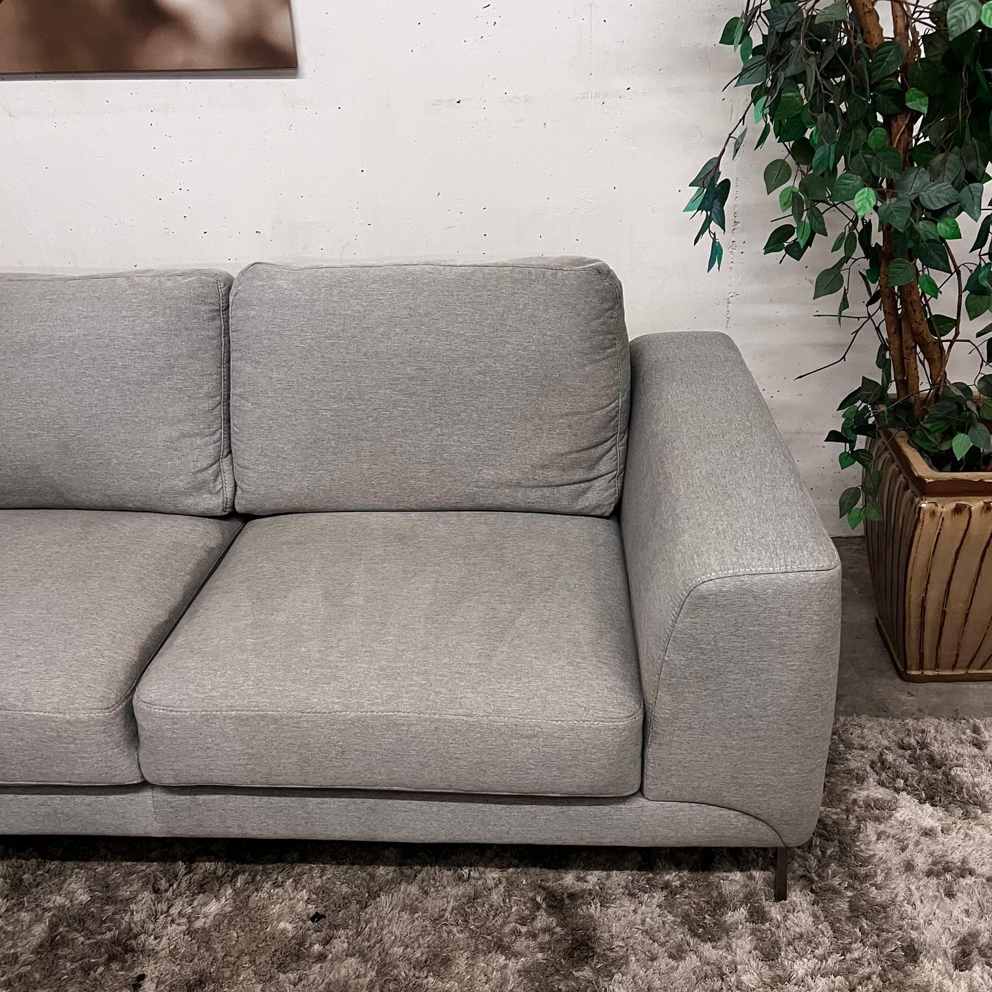 Fabric Sectional. 2 piece L shaped sofa