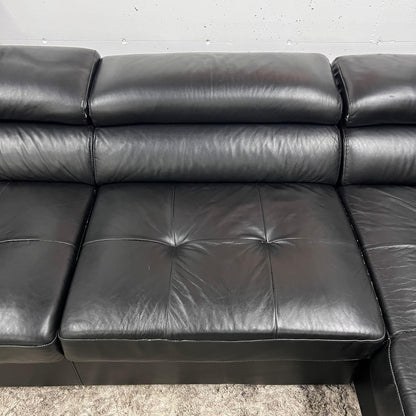 Scan design leather sectional