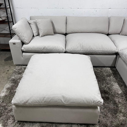 Bnib CasaBella Haylee cloud sectional. Modular L shaped sofa couch