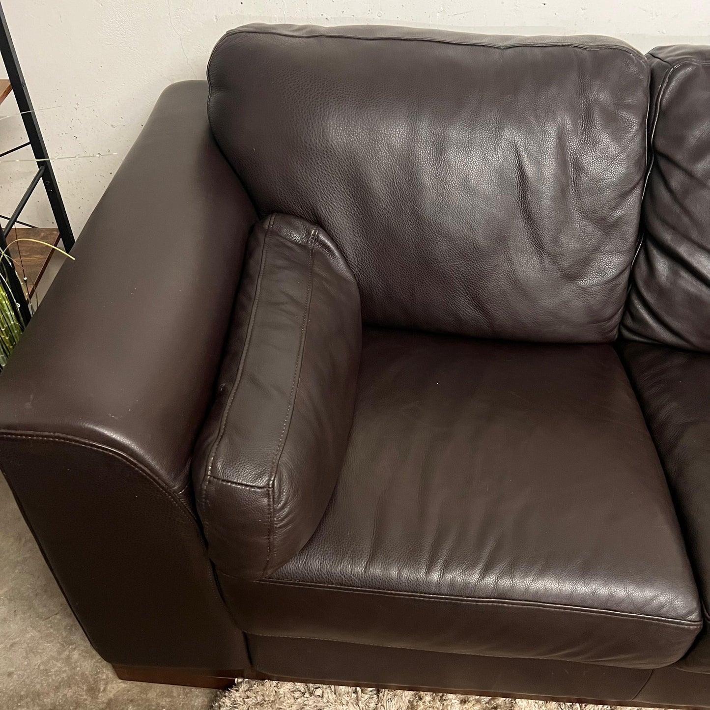 Jag's Furniture genuine leather sectional