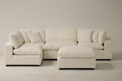 Cloud Modular Sectional – White Bouclé