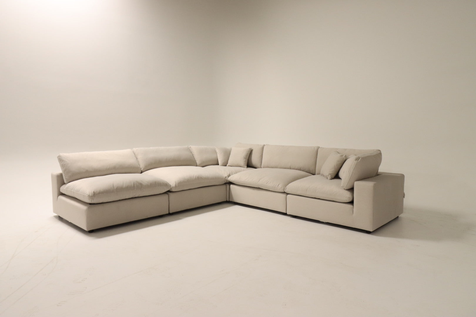 Bnib 5 piece Cloud sectional. Modular down filled sofa couch.