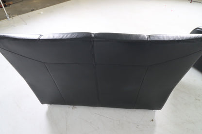 Genuine leather sofa set. Sofa and loveseat couch set.