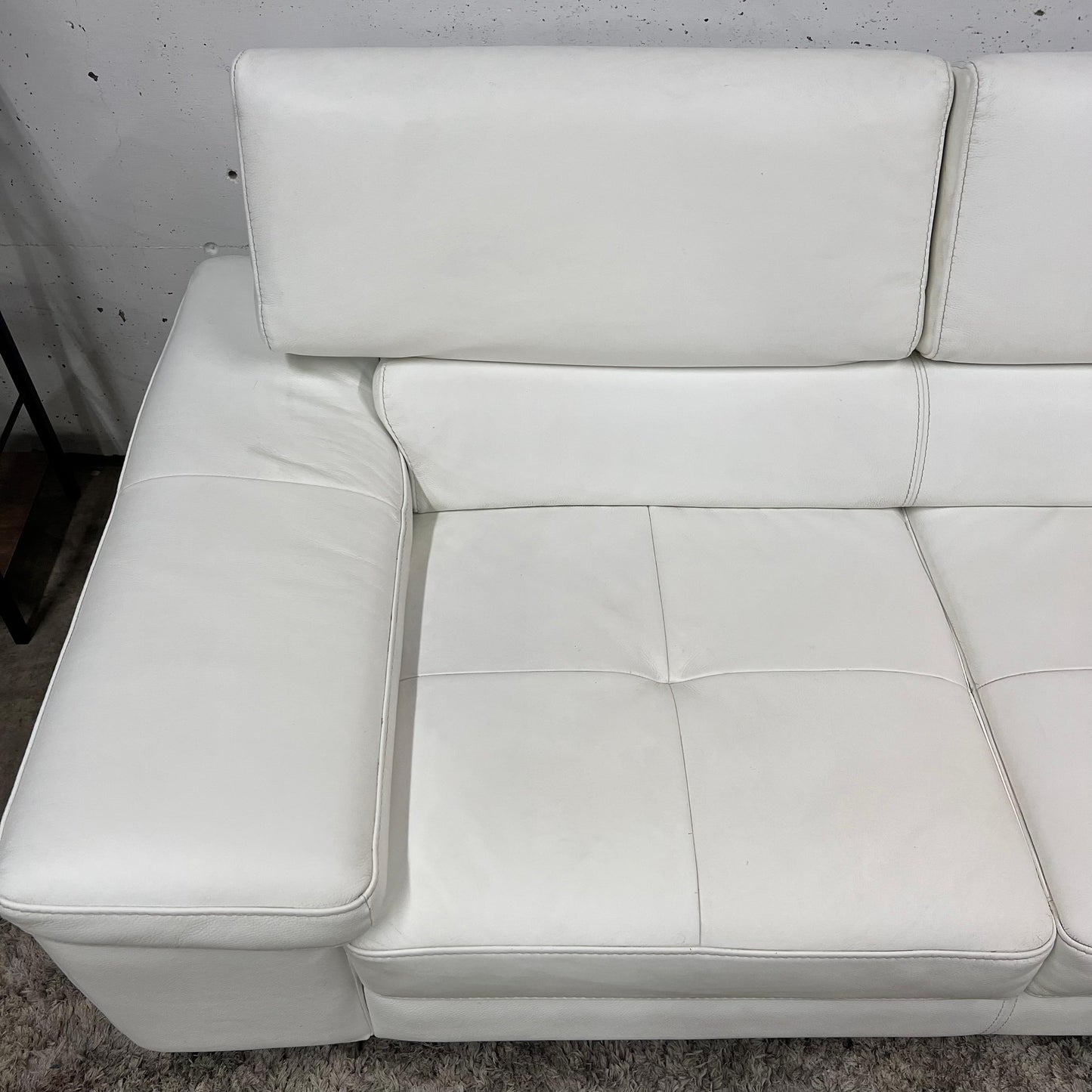 Scan design real leather sectional