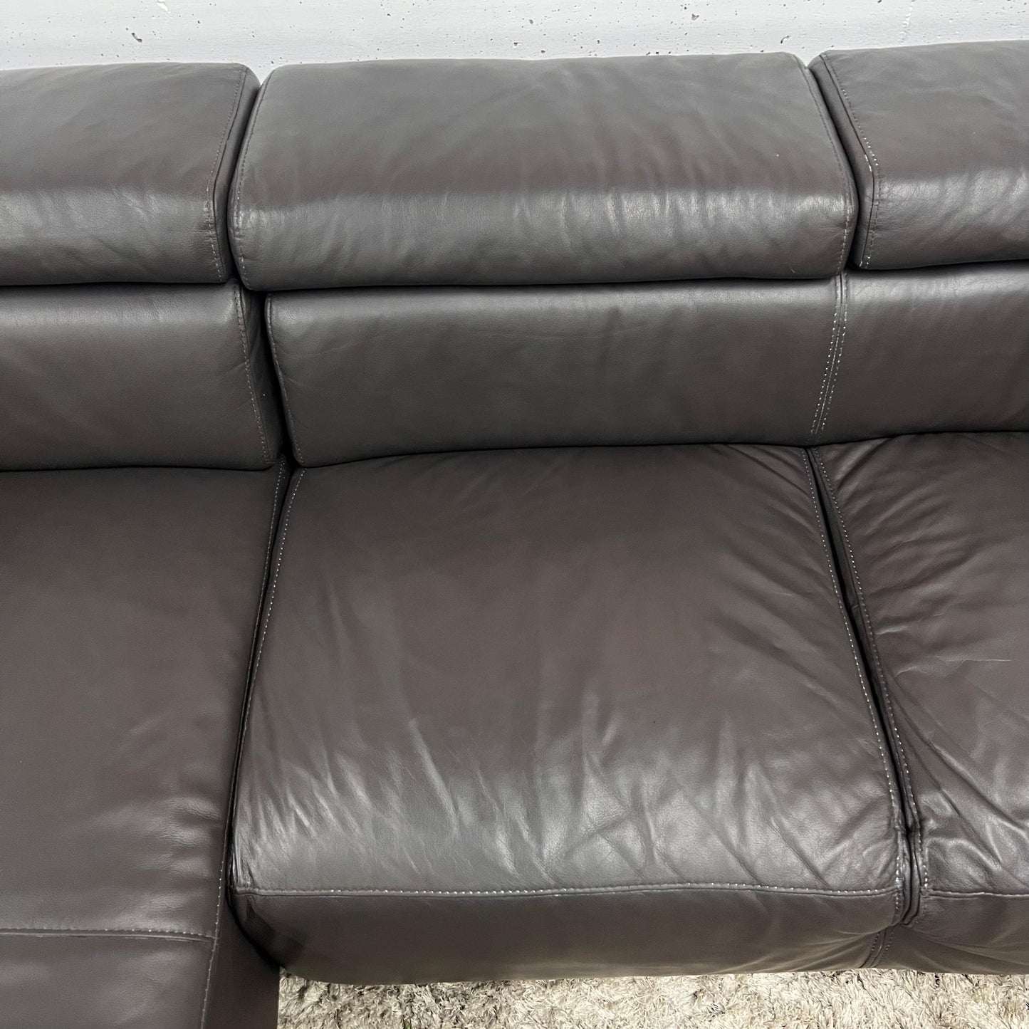 Rozzini leather sectional
