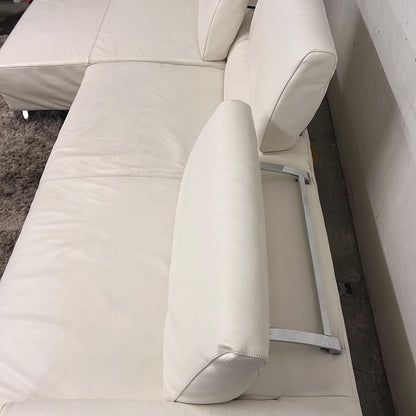 Natuzzi italia full grain leather sectional