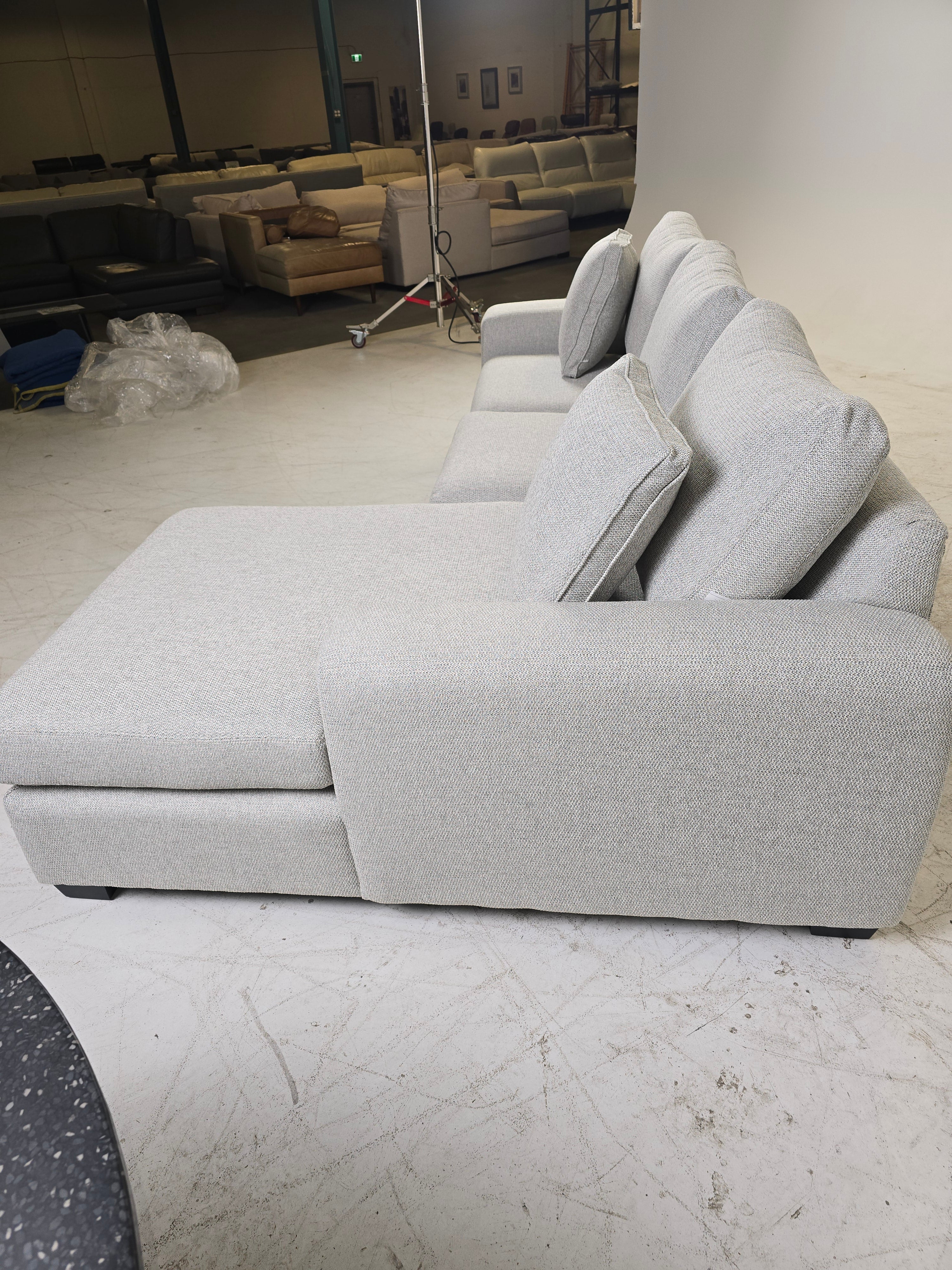 Brand new stylus Cannon sectional. L shaped sofa couch