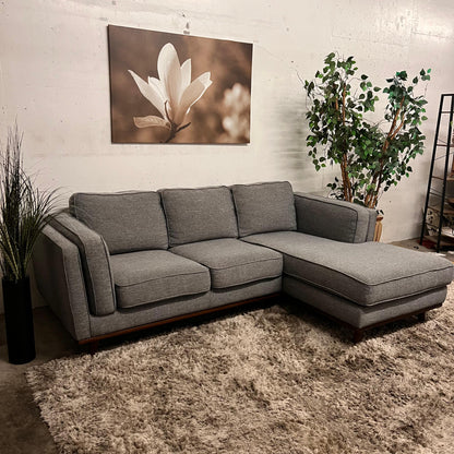 Q living MCM Sectional. L shaped sofa couch.