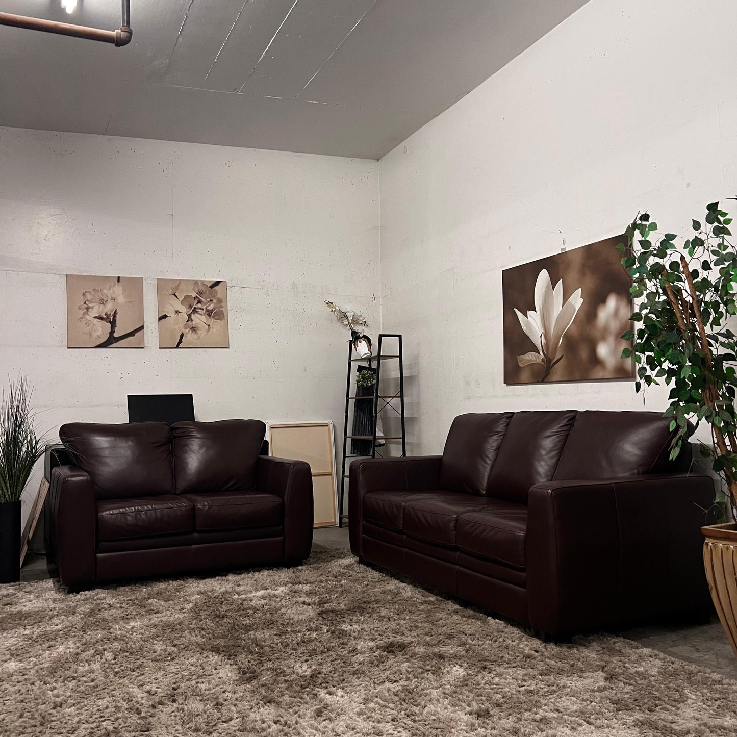 Campio furniture 3+2 Sofa and loveseat set.