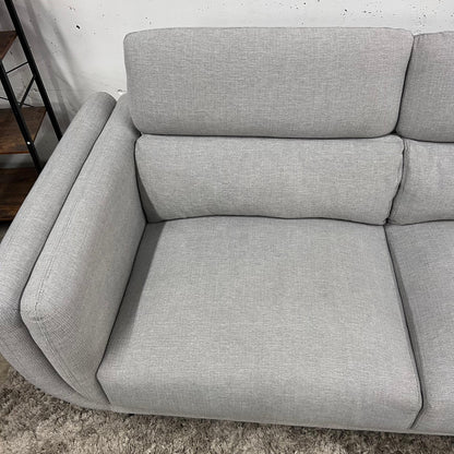Fabric sofa. L shaped sofa couch. Delivery available